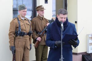 W Lasku odsłonięto tablicę pamięci żołnierzy AK i oddziału „Wiarusy”